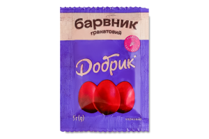 Краситель пищевой гранатовый Добрик м/у 5г