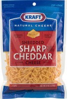 Kraft Sharp Cheddar Cheese Shredded