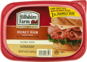 Hillshire Farm Deli Select Family Size Honey Ham with Water Added Ultra Thin