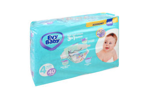 Підгузки Максі 7-18кг 40шт Еві Бейбі