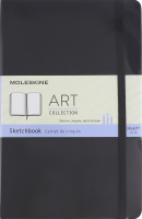 Записник Moleskine Art для нарисів середній чорний
