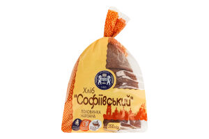 Хліб половинка в нарізці Софіївський Кулиничі м/у 350г