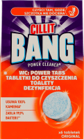 Таблетки для чищення унітаза Оригінальні Cillit Bang 6х22.5г