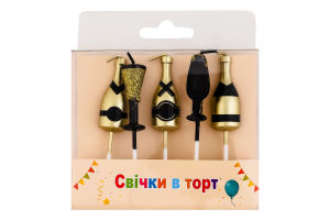 Свечи в торт Фигурки Праздничные Festa 5шт