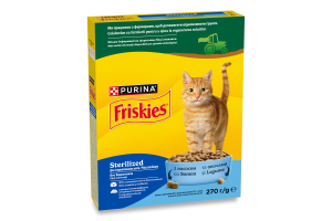 FRISKIES Ntred Cat Smn&Veg 10x270g N1 UA