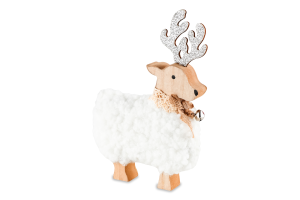 Прикраса декоративна Білий олень 833832