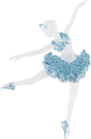 Підвіска Балерина №1 оздобл пл проз 15х11см 1603-5