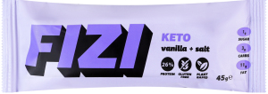 Батончик протеїновий Ваніль + сіль Keto Fizi м/у 45г
