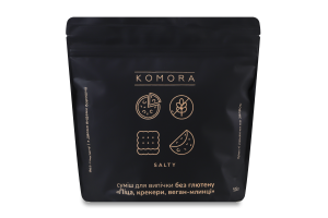Смесь для выпечки без глютена Пицца, крекеры, веган-блины Komora д/п 500г