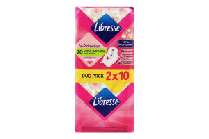 Прокладки гігієнічні з екстрактом алое вера та ромашки Ultra+Natural with wings Libresse 20шт