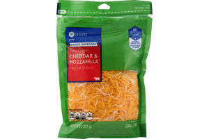 SE Grocers Fancy Shredded Pizza Combo Cheddar & Mozzarella Natural Cheese