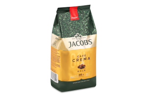 Кофе натуральный жареный в зернах Gold Crema Jacobs м/у 500г