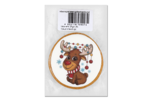 Пряник імбирно-медовий розписний 25г Slado