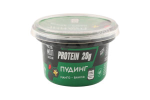 Пудинг нежирний протеїновий з сиропом Манго-ваніль Protein 20g Міськмолзавод №1 ст 200г