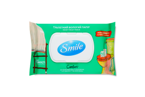 Папір туалетний вологий Comfort Smile 40шт