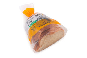 Батон половинка в нарезке Цельнозерновой Рома м/у 0.225кг