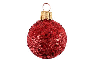Украшение елочное Шар Чешуя пластик 40мм 3828