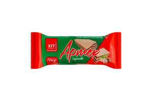 Вафлі Артек Горіхові 70г Хіт Продукт