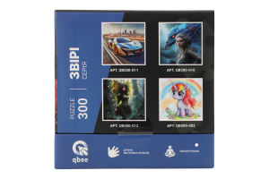 Пазли Черепаха та океан 300елементів Qbee