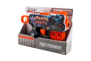 Іграшка Пістолет механічний з м'якими набоями 6шт Fast Pioneer