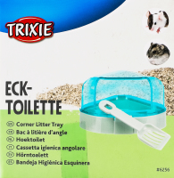 Туалет д/гризунів кутовий з лопаткою 14*8*11см Тріксі