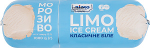 Морозиво 12% з комбінованим складом сировини Класичне біле Лімо м/у 1кг