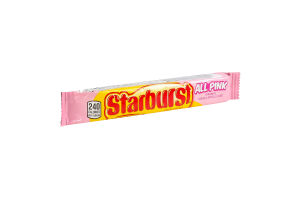 Цукерки Starburst рожеві полуничні жувальні