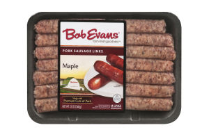Bob Evans Pork Sausage Links Maple - 14 CT
