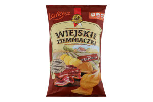 Чипсы картофельные со вкусом бекона Wiejskie Ziemniaczki м/у 130г