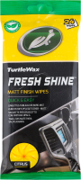 Серветки Turtle Wax FreshShine д/салон матові цитр