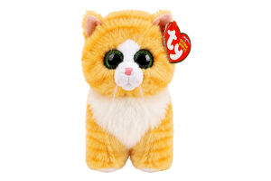 Игрушка мягкая для детей от 3лет 15см №37410 Рыжая кошка Мелани Beanie babies TY 1шт