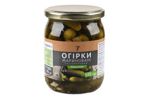 Конс Огірки 7 520 г мариновані