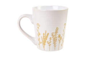 Кружка керамическая 350мл №M0420-86E-038A-1440 Blossom White Saffron Milika 1шт