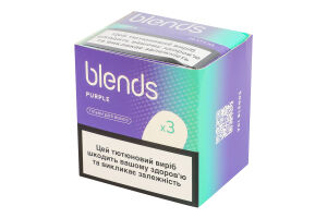 Виріб тютюновмісний для електричного нагрівання з фільтром Blends Purple 60шт