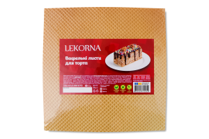 Листы вафельные для торта Большая семья Lekorna м/у 280г