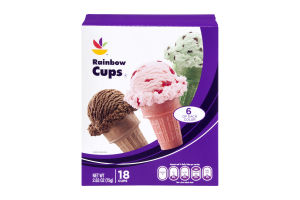 Ahold Rainbow Cups - 18 CT