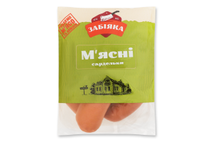 Сардельки М'ясні Забіяка 1с кг