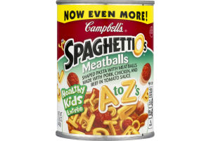 Campbell's SpaghettiO's A To Z's Meatballs