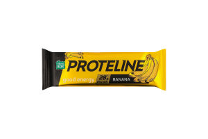 Батончик протеїновий глазурований Banana Proteline Vale м/у 40г