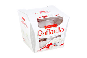 Цукерки в кокосовій стружці з цілим мигдальним горіхом Raffaello к/у 150г
