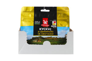 Кускус зі свининою та овочами Сто пудів д/п 88г