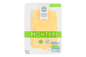 Сыр 45% твердый Монтери Молочна гільдія лоток 0.15кг