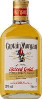 Напиток алкогольный 0.2л 35% на основе Карибского рома Spiced Gold Original Captain Morgan бут