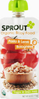 Sprout Organic Baby Food Pasta Lentil Bolognese