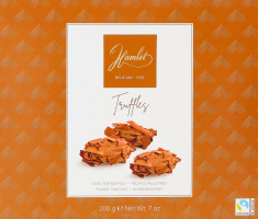 Трюфелі шоколадні молочні з пластівцями Hamlet к/у 200г