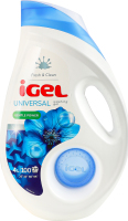 Гель для стирки для цветных тканей Gentle power Universal Igel 4л