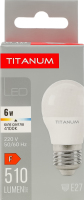 Лампа светодиодная 6W 510lm E27 4100К №TLG4506274 Titanum 1шт