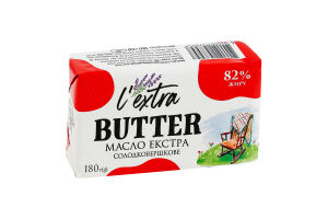 Масло с.в. екстра 82,0% L`extra 3,6 кг-20 шт