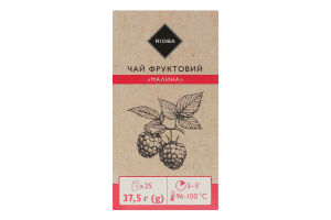 Чай фруктовый Малина RIOBA к/у 25х1.5г