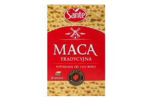 Маца пшенична Традиційна Sante к/у 180г